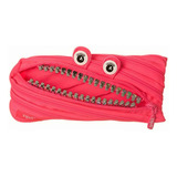 Zipit Ztm-gr-dy Grillz Pencil Case, Dazzling Pink