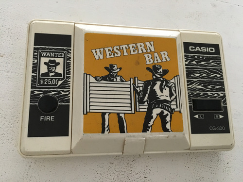 Video Juego De Mano Casio Western Bar Clásico Retro
