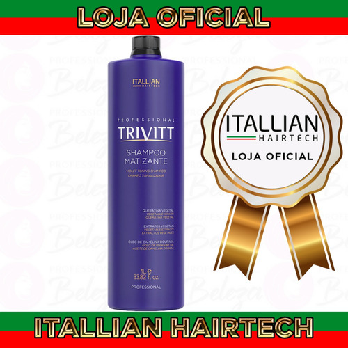Shampoo Matizante 1l Trivitt Itallian Color