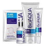 Kit Anti Acne Bioaqua X4 - g a $50