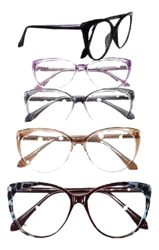 Cf-a5266 Óculos De Grau Feminino Estiloso Original Ajustável