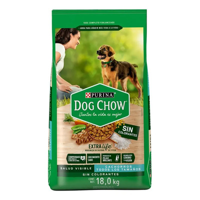 Alimento Purina Dog Chow Extralife Perro Cachorro 18 Kg | Envío gratis