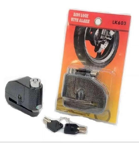 Candado Alarma Freno De Disco Con Alarma Para Moto