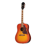 Guitarra Electroacústica EpiPhone Hummingbird Studio Color Faded Cherry Sunburst