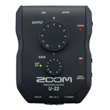 Interfaz De Audio Zoom U22 Usb En Belgrano