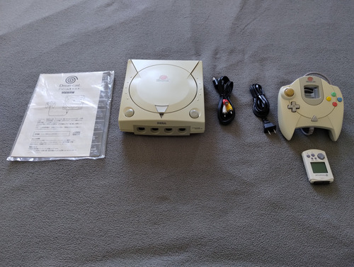 Dreamcast Completo Incrivelmente Novo De Coleção