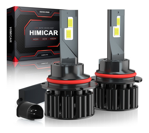 Kit De Faros Auto Led H4 9005 9006 H7 H11 18600lm Canbus Csp