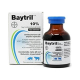 Baytril 10% 25 Ml Antibacteriano Amplio Espectro Elanco