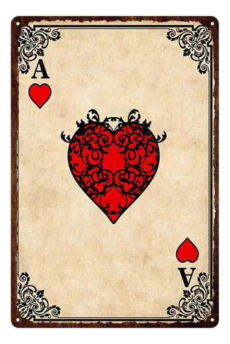 Chapas Poker 15x20 Cartas Trebol Corazón Diamante Pica