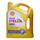 Aceite Para Motor Shell Helix Hx5 Mineral 15w40 - 4 Litros