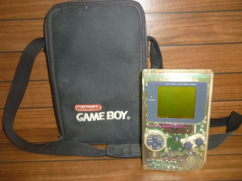 Game Boy Clásico Tabique Transparente Mochila Original