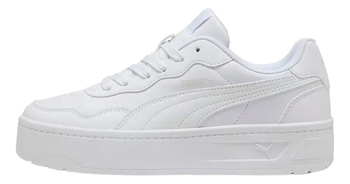 Puma Court Lally Skye Plataforma Para Dama Color Blanco | Meses sin interés