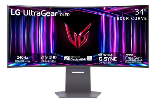 LG 34gs95qe 34-inch Ultragear Oled Curved Gaming