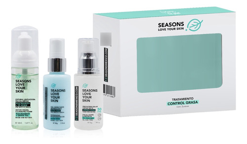 Kit Skincare Facial Control Grasa Antiacné Seasons
