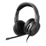 Auriculares Gamer Msi Immerse Gh40 Enc Usb-a Usb-c Color Gris Oscuro