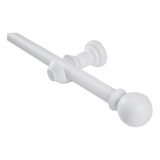 Set Simple De Madera Blanco 1.50 Mt Terminal Bola