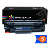 Kit 5x Cartucho Toner Compatível Ce285a Cb435a Cb436a 85a