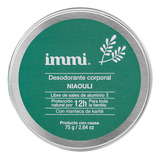 Desodorante Natural Immi Niaouli Ecológico 75gr