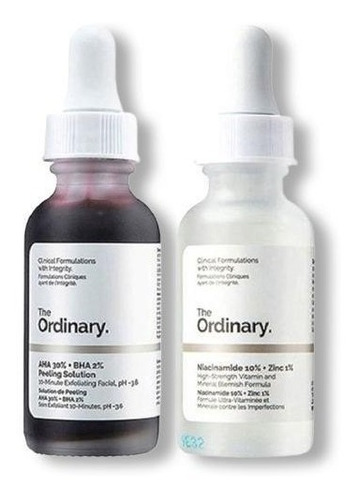 Peeling Solution + Niacinamide The Ordinary