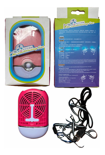 Ventilador Secador Pestañas Portátil. Recargable Con Usb