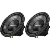 Par Subwoofer Cara Preta Pioneer 12 350wrms 4ohms Ts-w3060br