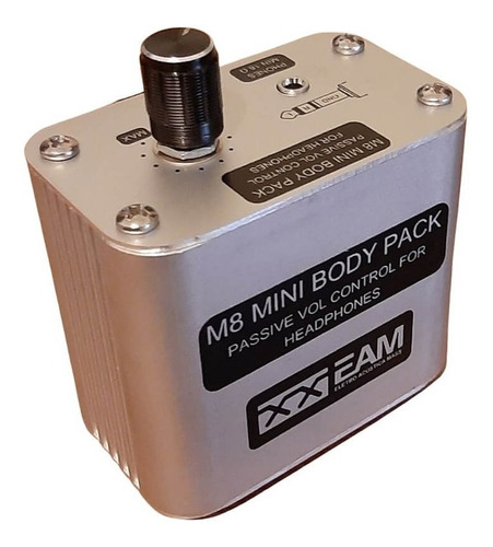 Mini Body Pack Eam M8 Passivo 1 Canal Amplificador De Fone
