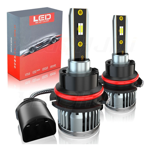 9007 9008/h13 H4/9003 Kit De Faros Led Csp 36000 Lm 120 W