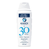 Protetor Solar Loção Fps 30 Oil Free Toque Seco Anasol 350 G