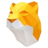 Cabeza De Tigre De Papel 3d Decoración