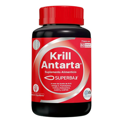 Krill Antarta - Suplemento Alimenticio - 60 Cápsulas Sabor Sin Sabor | Envío gratis