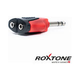 Convertidor Roxtone De Dos 3.5 A Plug 6.3 Stereo Rpan340