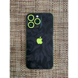 Skin Vinil Premium Black Camo Neon Para iPhone 12 Mini