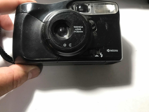 Câmera Analógica Yashica Kyocera Mg Moto Usado Não Funciona