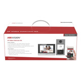 Kit De Videoportero Ip Wifi / Ds-kis604-p(c) Color Negro