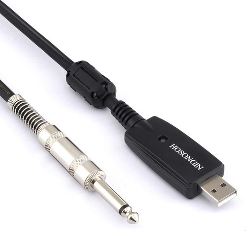 Interfaz Usb Usb Cable De La Guitarra Masculina De 35 M...