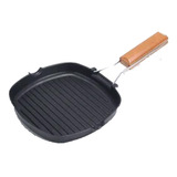 Sarten Parrilla Cocina Grill Cuadrado Antiadherente 20 Cm