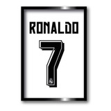 Decorativo Dorsal Cristiano R Juventus Manchester Madrid Cr7