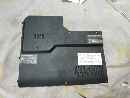 Tapa Plastica Base Inferior Notebook Asus F3j F3s 