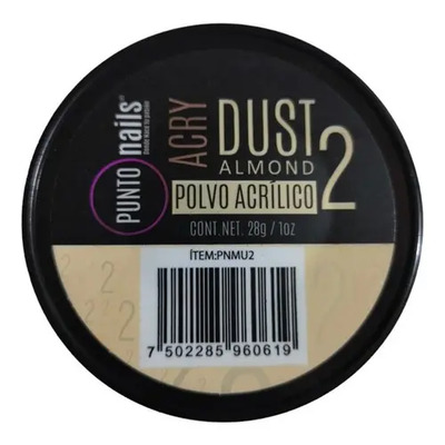Acrílico Cover Punto Nails Almond 2 1oz Efecto Polvo Profesional | MercadoLibre