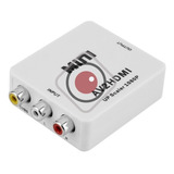Conversor Adaptador Rca Av2 A Hdmi 1080p Full Hd Audio Video