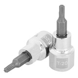 Dado Punta Torx T-20, Cuadro 3/8in, Truper