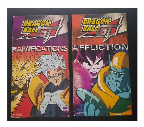 Dos Videos Vhs Ntsc Dragon Ball Usados Eeuu Affliction