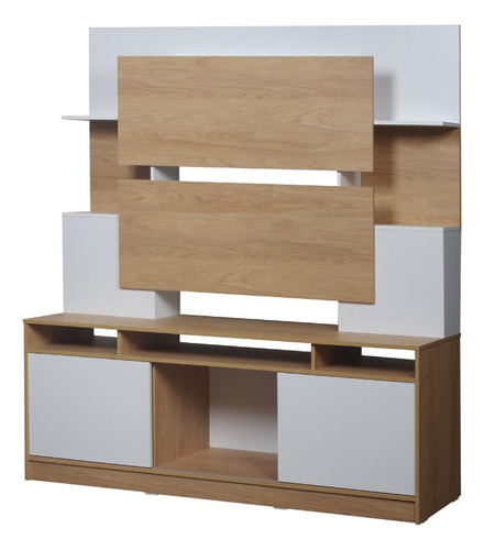 Mesa Mueble Para Tv Rack 1.80 Mts Modular 2 Puertas Estantes