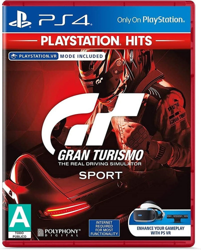 Gran Turismo The Real Driving Simulator Sport Caja Roja Ps4