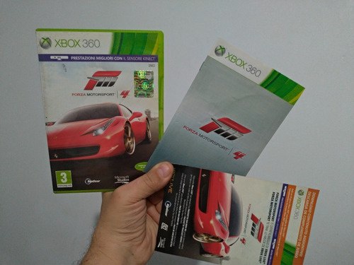 Jogo Xbox 360 Original Forza Motorsport 4 Fisico Europeu 