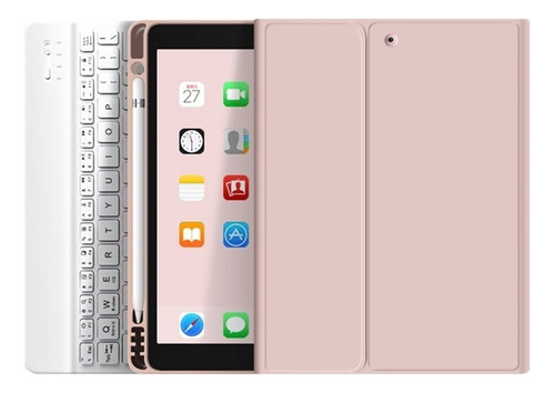 Funda De Teclado Iluminado Con Español Para iPad 10.5 2019