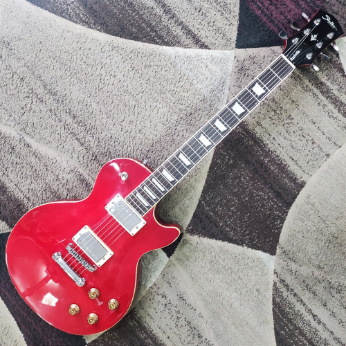 Guitarra Shelter Les Paul Nashville Vermelha Usada