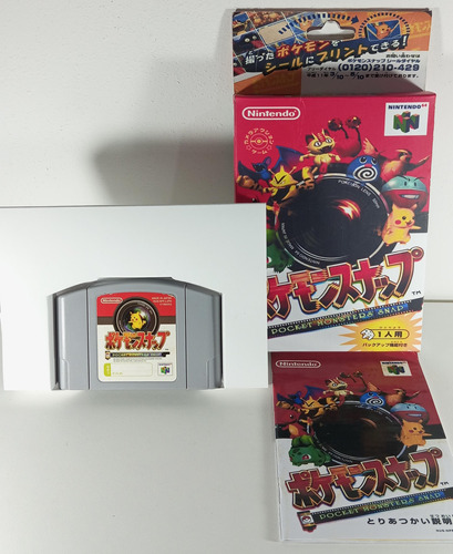 Pokémon Snap N64 Japonês Original + Caixa Repro