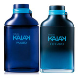 Kit Natura Perfume Masculino Kaiak Pulso + Kaiak Oceano 