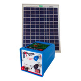 Electrificador Peón 60 Km Con Panel Solar Para Ganado